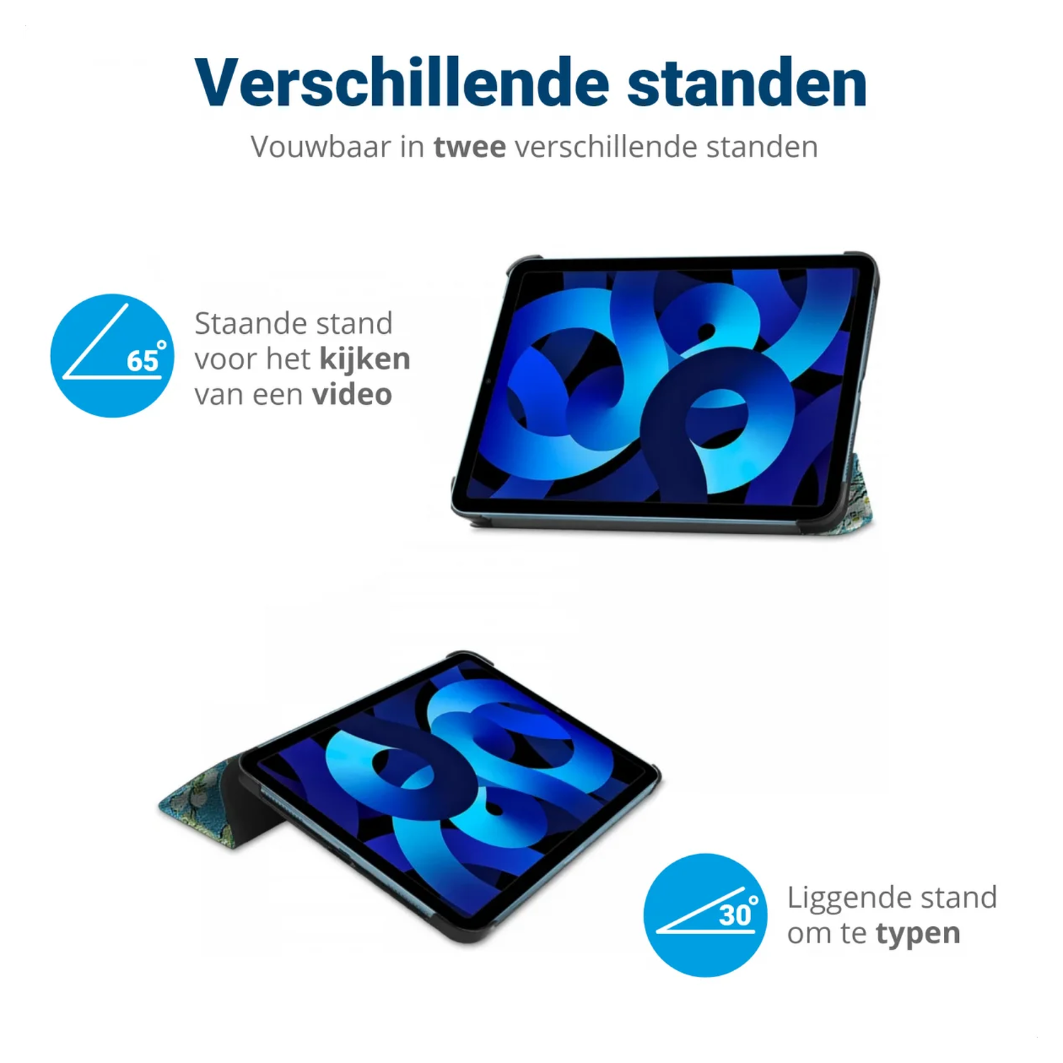 Lenovo Tab M10 Gen 4 (2025) Hoes Tri-Fold Book Case met Standaard Blossom afbeelding 8