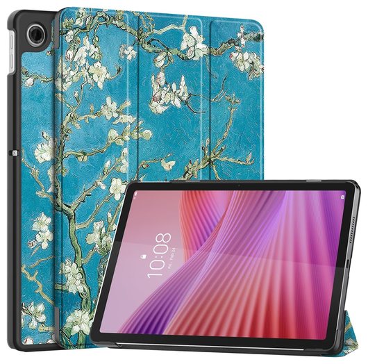 Lenovo Tab M10 Gen 4 (2025) Hoes Tri-Fold Book Case met Standaard Blossom afbeelding 1