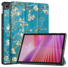 Lenovo Tab M10 Gen 4 (2025) Hoes Tri-Fold Book Case met Standaard Blossom