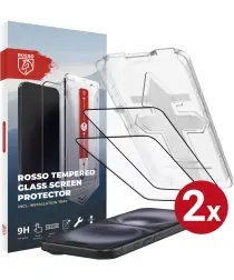 Rosso Apple iPhone 16 Plus Tempered Glass met Installatietray (2-Pack)