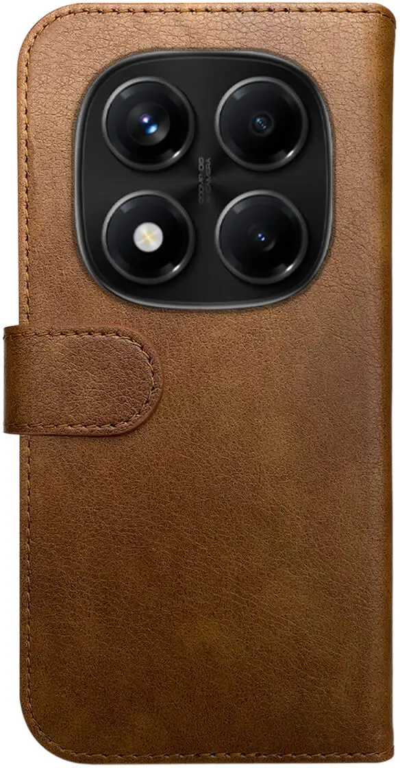 Rosso Element Xiaomi Redmi Note 14 Pro 4G Hoesje Book Case Wallet Bruin afbeelding 2