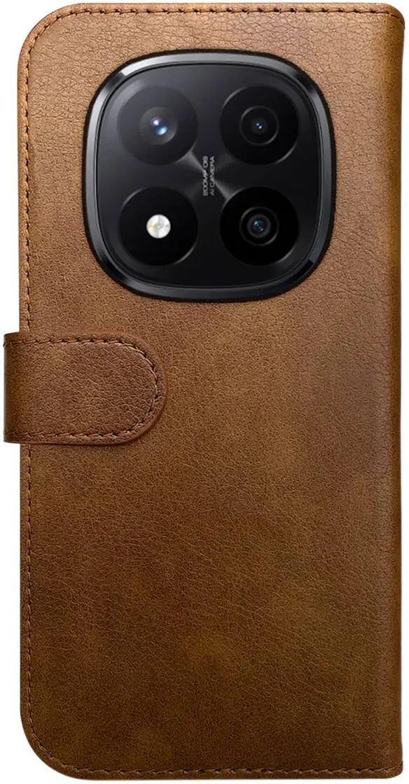 Rosso Element Xiaomi Redmi Note 14 Pro Plus Hoesje Book Case Wallet Bruin afbeelding 2