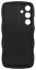 HappyCase Wavy Samsung Galaxy S25 Hoesje TPU Back Cover Zwart afbeelding 3