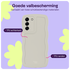 HappyCase Wavy Samsung Galaxy S25 Hoesje TPU Back Cover Beige afbeelding 2