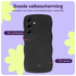 HappyCase Wavy Samsung Galaxy S24 Hoesje TPU Back Cover Zwart afbeelding 2