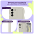 HappyCase Wavy Samsung Galaxy S24 Hoesje TPU Back Cover Beige afbeelding 1