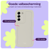 HappyCase Wavy Samsung Galaxy S24 Hoesje TPU Back Cover Beige afbeelding 2