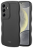 HappyCase Wavy Samsung Galaxy S24 Plus Hoesje TPU Back Cover Zwart afbeelding 9