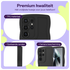 HappyCase Wavy Samsung Galaxy S24 Ultra Hoesje TPU Back Cover Zwart afbeelding 3