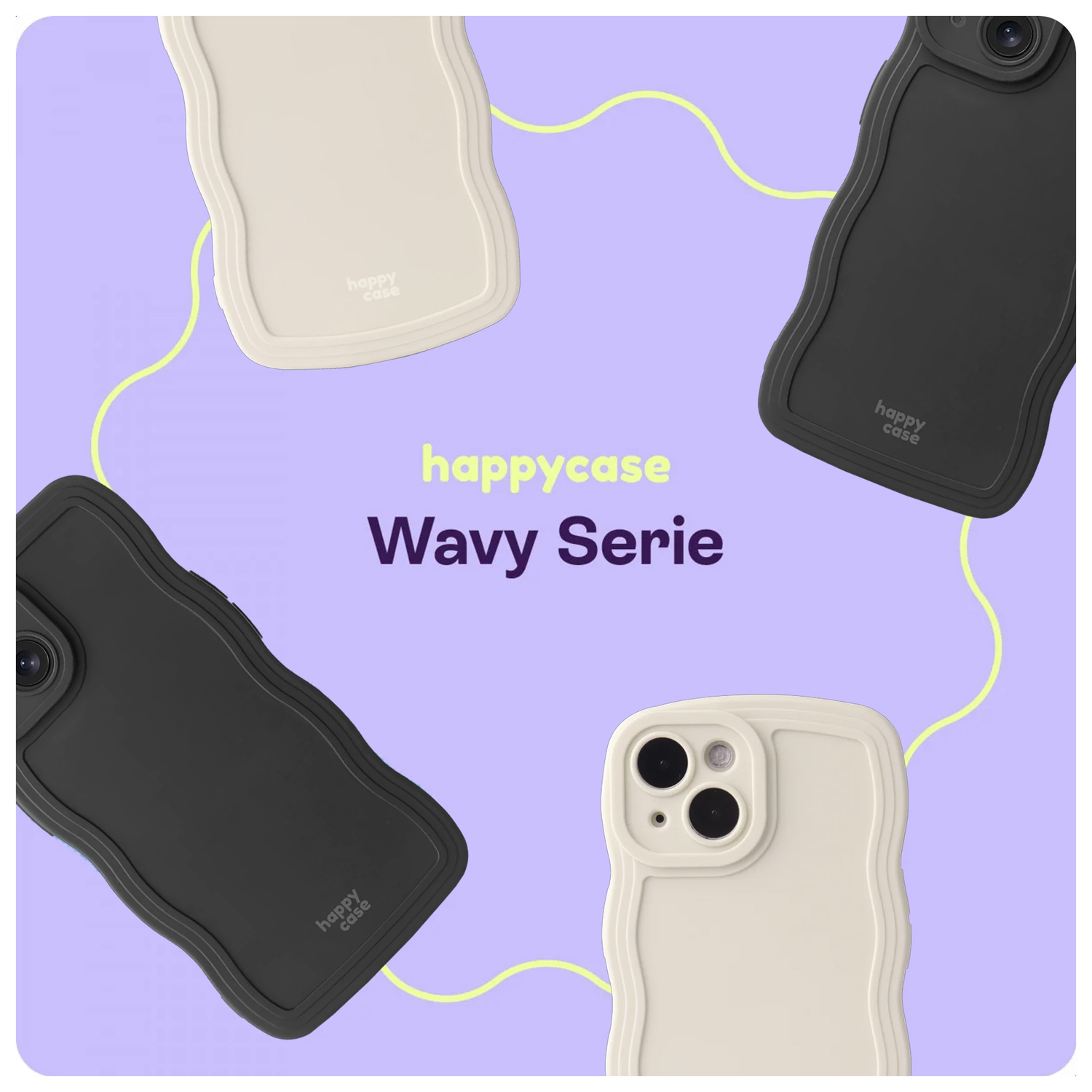 HappyCase Wavy Samsung Galaxy S24 Ultra Hoesje TPU Back Cover Beige afbeelding 6