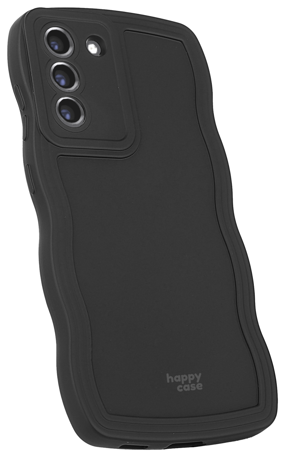 HappyCase Wavy Samsung Galaxy S21 FE Hoesje TPU Back Cover Zwart afbeelding 12