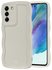 HappyCase Wavy Samsung Galaxy S21 FE Hoesje TPU Back Cover Beige afbeelding 10