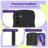 HappyCase Wavy Samsung Galaxy A55 Hoesje TPU Back Cover Zwart