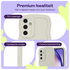 HappyCase Wavy Samsung Galaxy A54 Hoesje TPU Back Cover Beige afbeelding 3