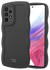 HappyCase Wavy Samsung Galaxy A53 Hoesje TPU Back Cover Zwart afbeelding 3