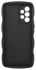 HappyCase Wavy Samsung Galaxy A53 Hoesje TPU Back Cover Zwart afbeelding 4
