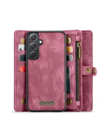 CaseMe 008 Samsung Galaxy A36 Hoesje 2-in-1 Book Case en Back Cover Rood afbeelding