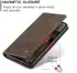 CaseMe 013 Samsung Galaxy A56 Hoesje Book Case met Standaard Bruin afbeelding 3