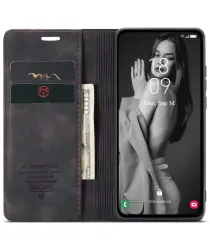 CaseMe 013 Samsung Galaxy A36 Hoesje Book Case met Standaard Zwart afbeelding