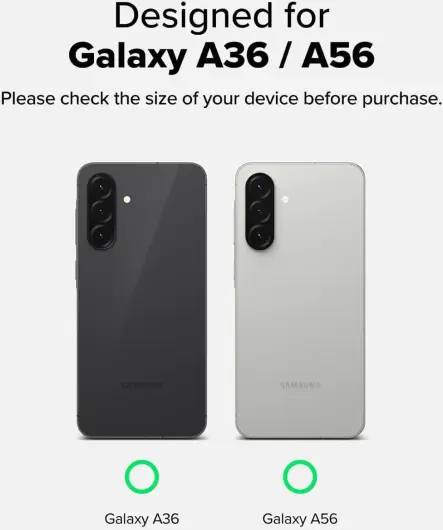 Ringke Onyx Samsung Galaxy A56 / A36 Hoesje Flexibel TPU Back Cover Groen afbeelding 3