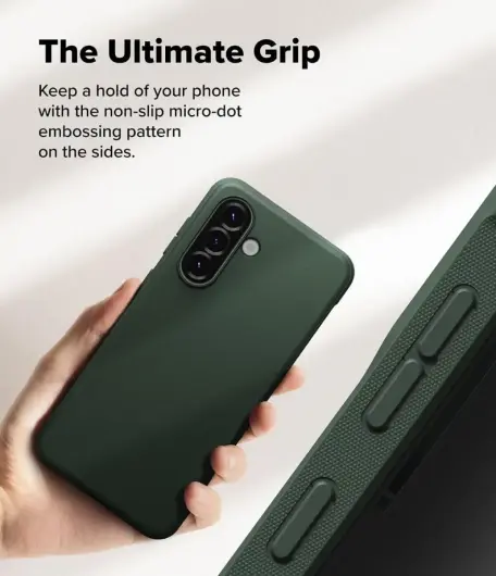 Ringke Onyx Samsung Galaxy A56 / A36 Hoesje Flexibel TPU Back Cover Groen afbeelding 5