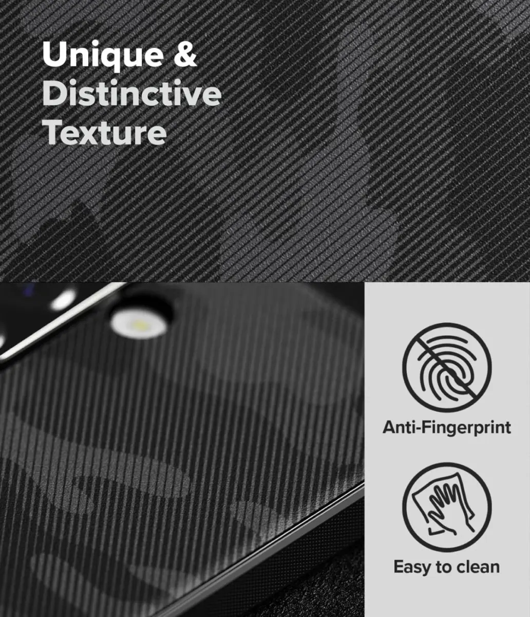 Ringke Onyx Samsung Galaxy A56 / A36 Hoesje Flexibel TPU Back Cover Camo Zwart afbeelding 5