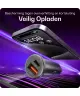 Buddi Power 45W Autolader USB-A + C Poort met Snelladen Duo Pack Grijs