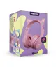 HappyCase Popz Draadloze Kinderkoptelefoon Kattenoortjes 2-Pack Roze