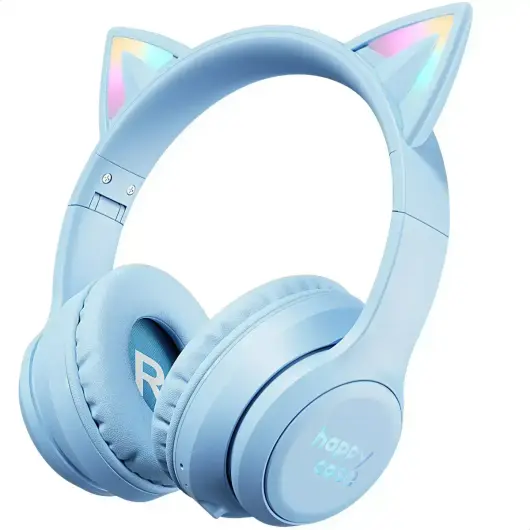 HappyCase Popz Draadloze Kinderkoptelefoon Kattenoortjes 2-Pack afbeelding 2