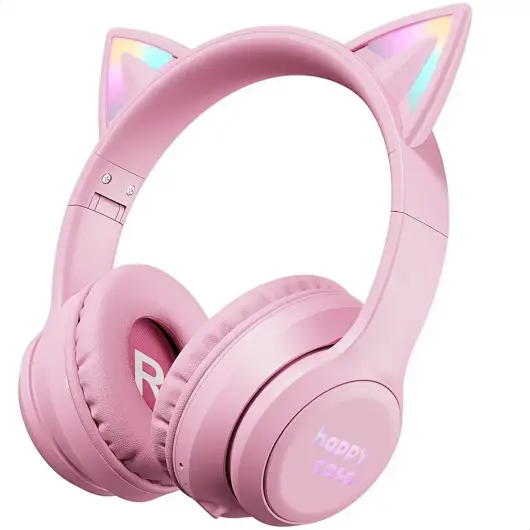 HappyCase Popz Draadloze Kinderkoptelefoon Kattenoortjes 2-Pack afbeelding 3