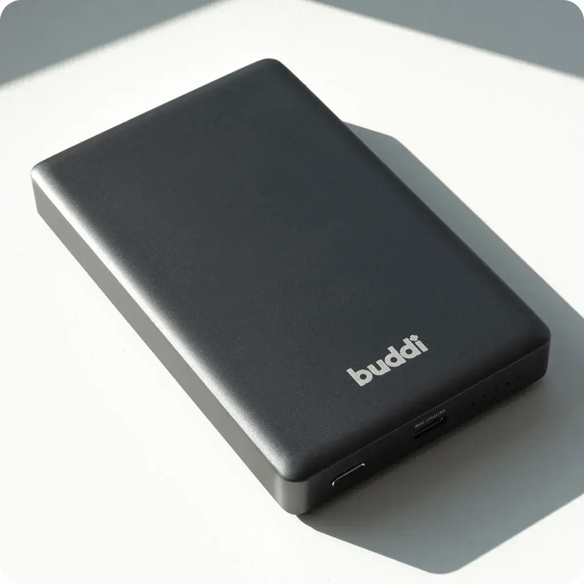 Buddi Connect 10.000 mAh MagSafe Powerbank Duo Pack Zwart 20W afbeelding 14