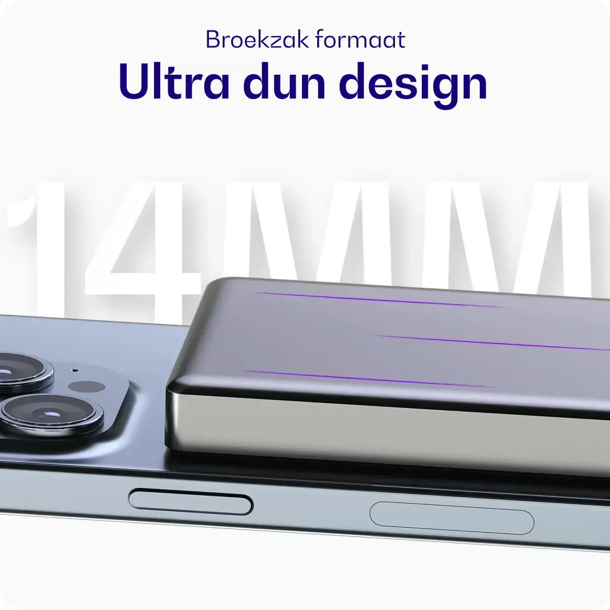 Buddi Connect 10.000 mAh MagSafe Powerbank Duo Pack Zwart 20W afbeelding 6