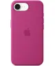 Origineel Apple iPhone 16e Hoesje MagSafe Silicone Case Fuchsia