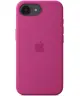 Origineel Apple iPhone 16e Hoesje MagSafe Silicone Case Fuchsia