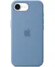 Origineel Apple iPhone 16e Hoesje MagSafe Silicone Case Blauw