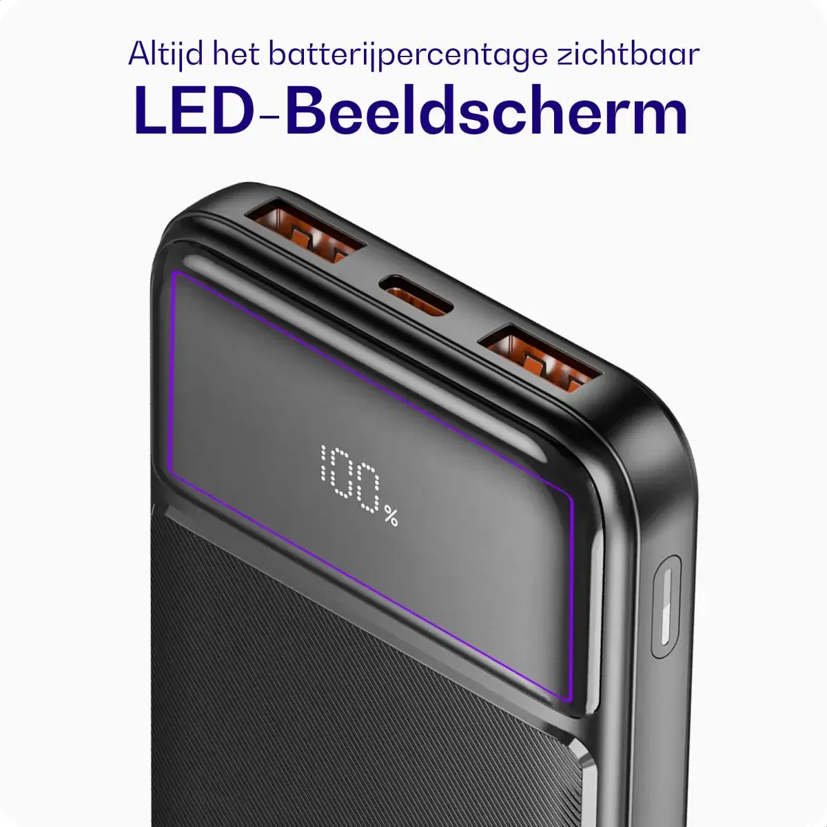Buddi Boost 10.000 mAh Powerbank 22.5W met Buddi Flex USB-C Kabel 2M afbeelding 6