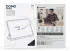 Dux Ducis Domo Lenovo Idea Tab Pro 12.7 Hoes Tri-Fold Book Case Zwart afbeelding 8