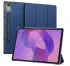 Dux Ducis Domo Lenovo Idea Tab Pro 12.7 Hoes Tri-Fold Book Case Blauw afbeelding 1