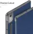 Dux Ducis Domo Lenovo Idea Tab Pro 12.7 Hoes Tri-Fold Book Case Blauw afbeelding 4