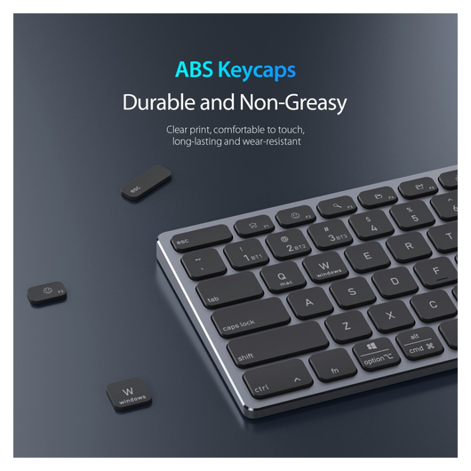 Dux Ducis LK Series Draadloos Toetsenbord Bluetooth Keyboard Zwart afbeelding 4