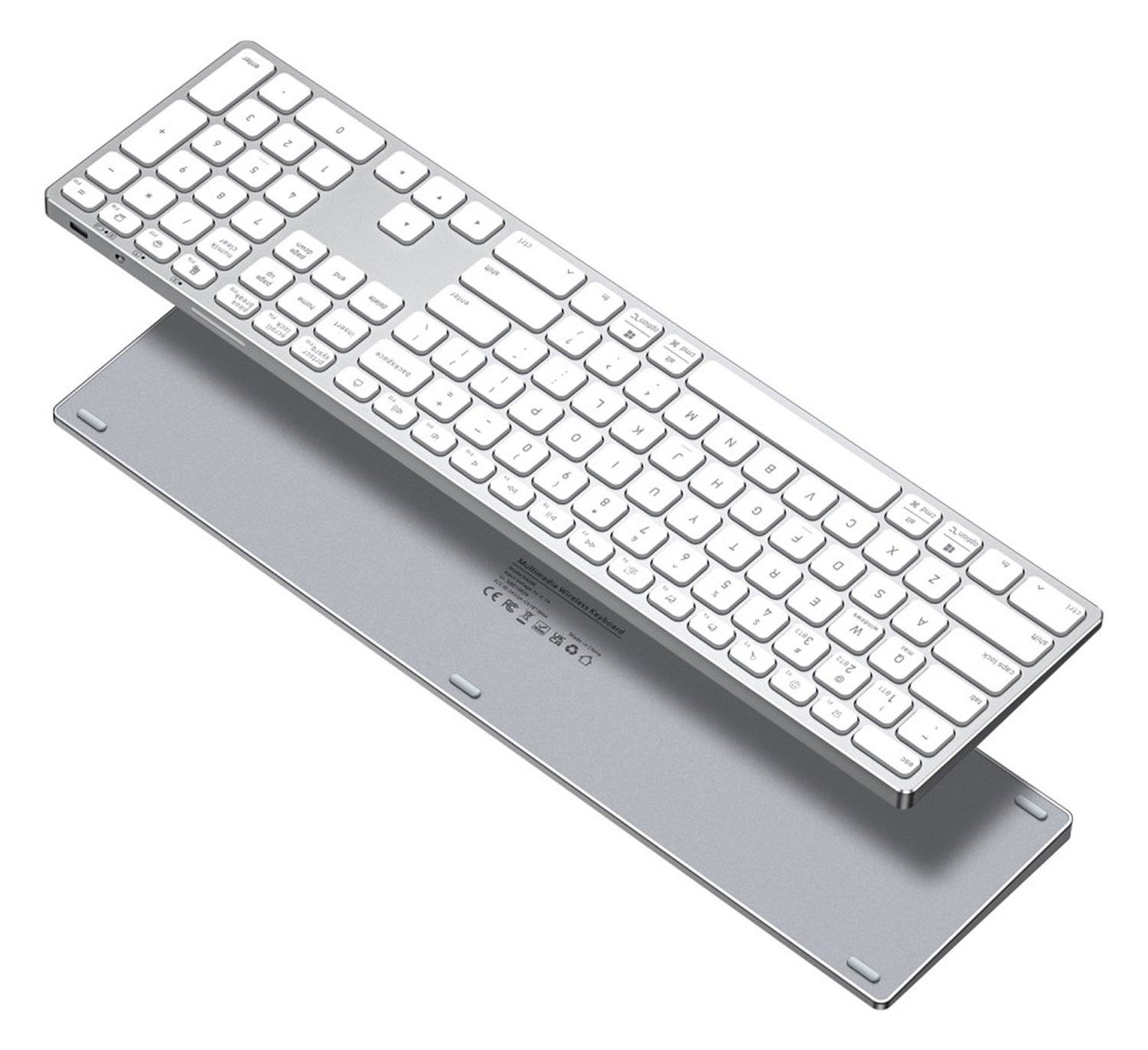Dux Ducis LK Series Draadloos Toetsenbord Bluetooth Keyboard Wit afbeelding 1
