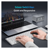 Dux Ducis LK Series Draadloos Toetsenbord Bluetooth Keyboard Wit afbeelding 3