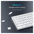 Dux Ducis LK Series Draadloos Toetsenbord Bluetooth Keyboard Wit afbeelding 4