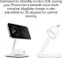 Twelve South HiRise 2 Deluxe 2-in-1 Draadloze MagSafe / Qi2 Oplader 15W Wit afbeelding 4