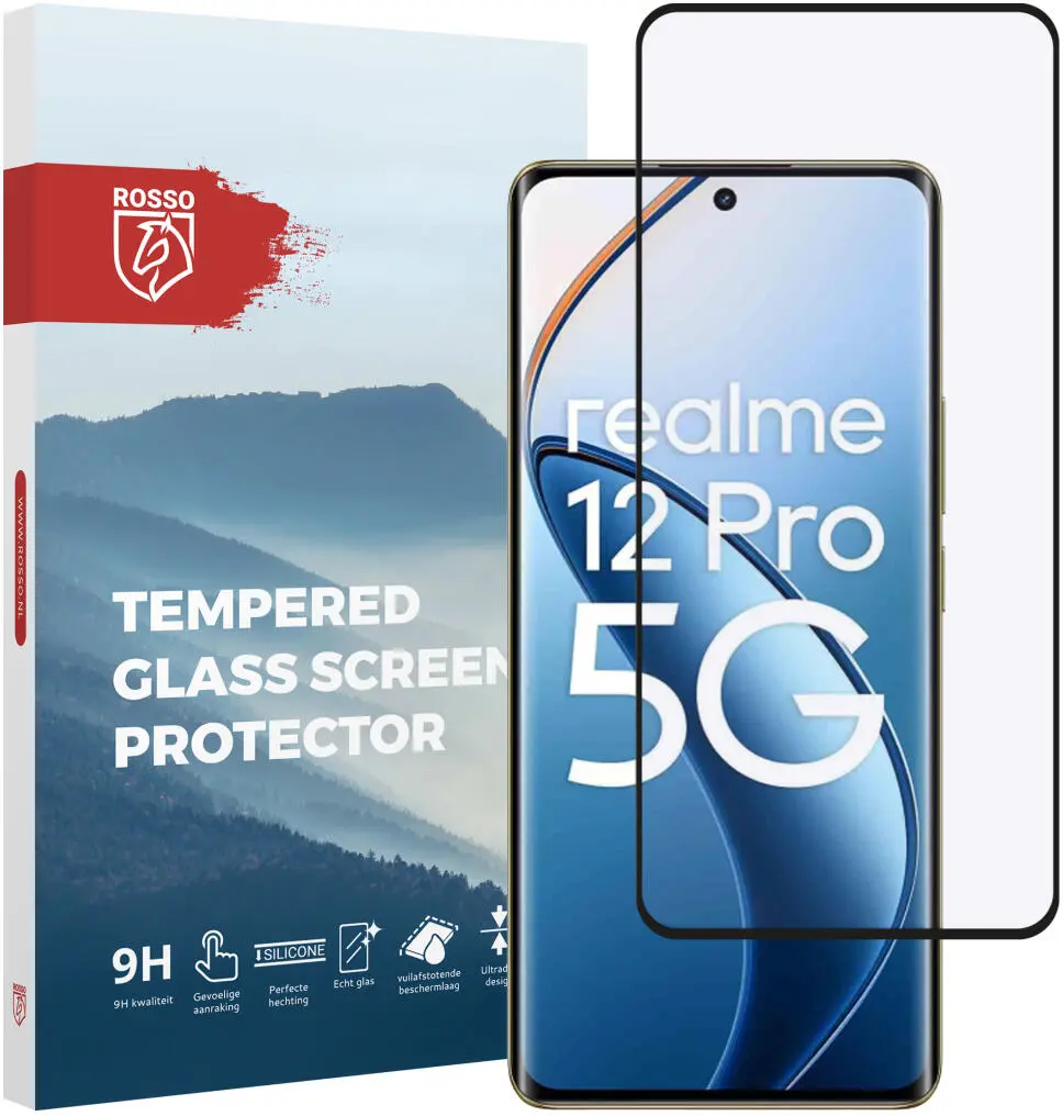 Rosso Realme 12 Pro 9H Tempered Glass Screen Protector afbeelding 1