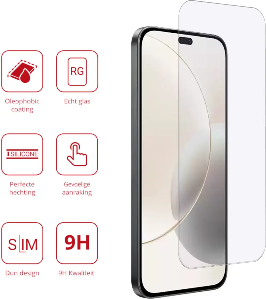 Rosso Honor 400 Lite 9H Tempered Glass Screen Protector afbeelding 2