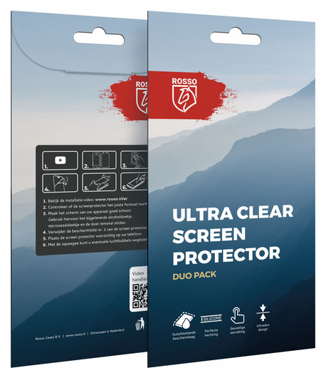 Rosso Motorola Moto G 5G (2024) Screen Protector Case Friendly Folie Duo Pack afbeelding 9