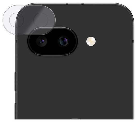 Rosso Google Pixel 9a Camera Lens Protector Transparant afbeelding 1