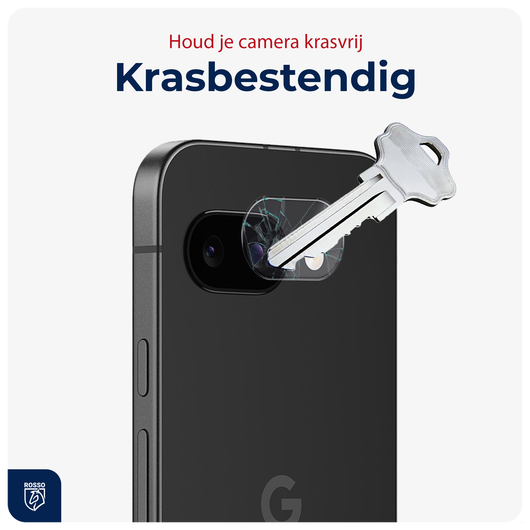 Rosso Google Pixel 9a Camera Lens Protector Transparant afbeelding 2