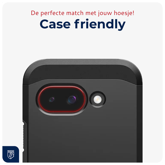 Rosso Google Pixel 9a Camera Lens Protector Transparant afbeelding 7